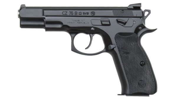 CZ 75 B OMEGA CONVERTIBLE BLACK POLYCOAT 9MM 4.7-INCH 16RD FIXED SIGHTS