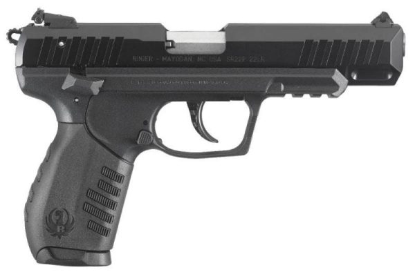 RUGER SR22 BLACK .22LR 4.5-INCH 10RD ADJUSTABLE SIGHTS