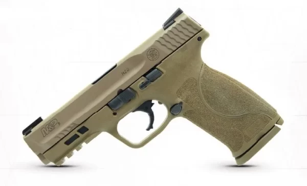 SMITH AND WESSON M&P9 M2.0 FLAT DARK EARTH 9MM 4.25-INCH 17RDS NIGHT SIGHTS