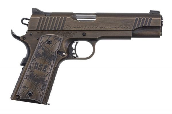 AUTO-ORDNANCE 1911 OLD GLORY EDITION BRONZE .45 ACP 5" BARREL 7-ROUNDS ENGRAVED