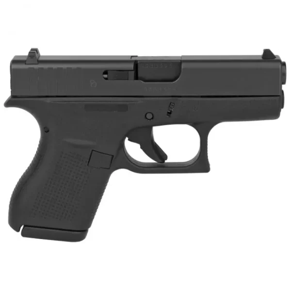 GLOCK 42 BLACK .380 ACP 3.3-INCH 6RD FIXED SIGHTS