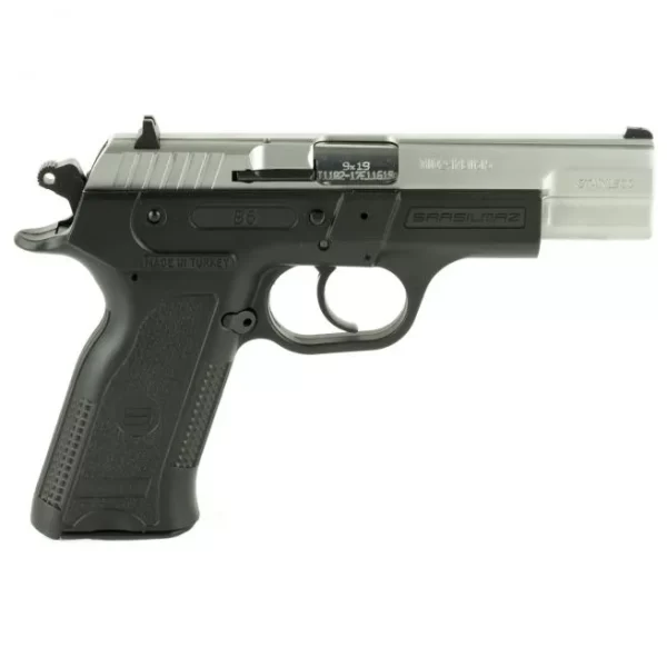 SAR B6 STAINLESS / BLACK 9MM 4.5" BARREL 17-ROUNDS