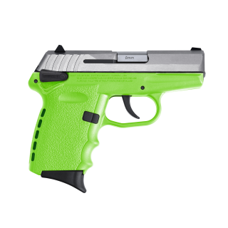 SCCY CPX-1 RD LIME GREEN / STAINLESS 9MM 3.1" BARREL 10-ROUNDS CTS-1500 REFLEX SIGHT