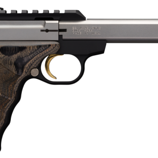 BROWNING BUCK MARK PLUS PISTOL STAINLESS W/ UDX GRIPS .22 LR 5.5" BARREL 10-ROUNDS
