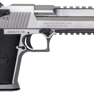 MAGNUM RESEARCH DESERT EAGLE MARK XIX WITH MUZZLE BRAKE STAINLESS .50 AE 6" BARREL 7-ROUNDS