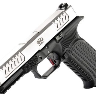 BUL ARMORY AXE STAINLESS / BLACK 9MM 4.49" BARREL 17-ROUNDS