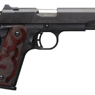 BROWNING 1911 BLACK LABEL .380 ACP 3.625" 8 ROUNDS WOOD GRIPS