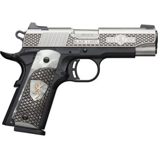 BROWNING 1911-380 COMPACT BLACK LABEL HIGH GRADE .380 ACP 3.625" BARREL 8 ROUNDS