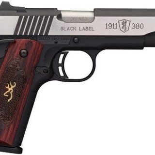 BROWNING 1911-380 MEDALLION PRO BLACK 380ACP 4.25 8 RD NIGHT SIGHTS