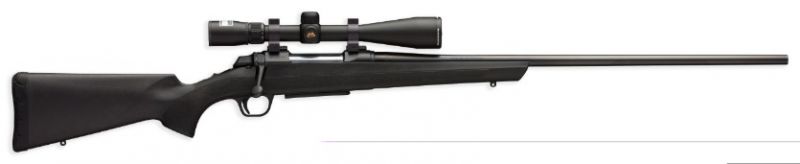 BROWNING AB3 STALKER COMBO BLACK 243 WIN 22 INCH 5RD - NIKON BUCKMASTER II 4-12X40 BDC SCOPE MOUNTED AND BORE-SIGHTED