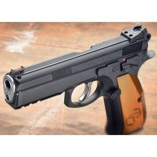 CZ 75 SP-01 SHADOW CUSTOM 9MM 4.6" BARREL 18-ROUNDS ORANGE GRIPS