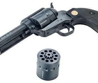 Chiappa SAA22-10 Dual Cylinder Black .22LR / .22Mag 7.5-inch 10rd