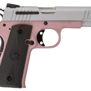 CITADEL FIREARMS 1911-A1 BABY PINK / STAINLESS .380 ACP 3.75" BARREL 7-ROUNDS