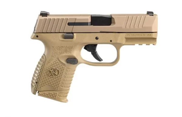 FN 509 COMPACT FLAT DARK EARTH 9MM 3.7" BARREL 15-ROUNDS