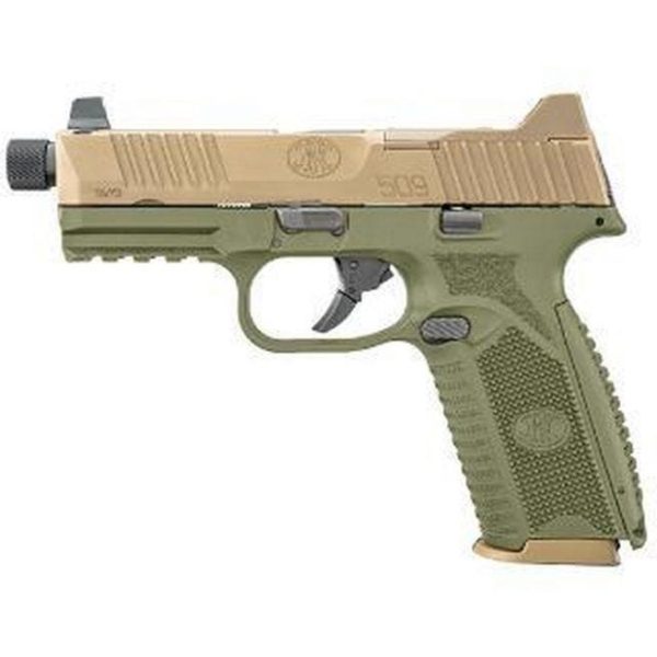 FN 509 TACTICAL 9MM 4.5" ODG FDE 24 RDS
