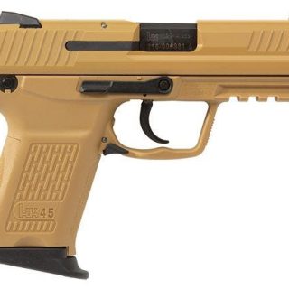 HECKLER AND KOCK TAN 45ACP COMPACT 8RD INCLUDES THREE MAGAZINES