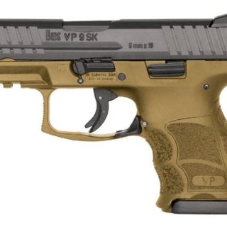 HECKLER AND KOCH VP9SK FLAT DARK EARTH 9MM 3.39" BARREL 10-ROUNDS