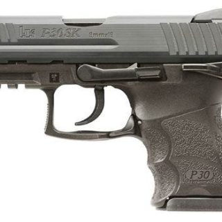 HECKLER AND KOCH P30SK V3 BLACK 9MM 3.27-INCH 10RDS W/ SAFETY & NIGHT SIGHTS