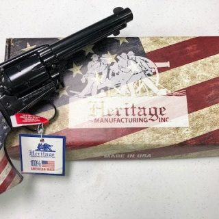Heritage Firearms Rough Rider Blued .22 LR 4.75-inch 6Rds US Flag Grips