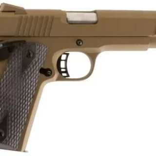 CITADEL M-1911 COMPACT SINGLE 9MM 3.5" 8 1 HOGUE GRIP BURNT BRONZE CERAKOTE