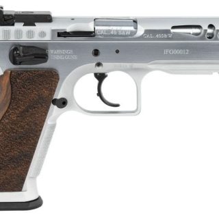 IFG DEFIANT STOCK MASTER LG CHROME .40 SW 4.75" BARREL 14-ROUNDS
