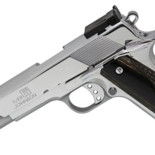 IVER JOHNSON 1911 EAGLE XLC PORTED CHROME .45 ACP 6" BARREL 8-ROUNDS