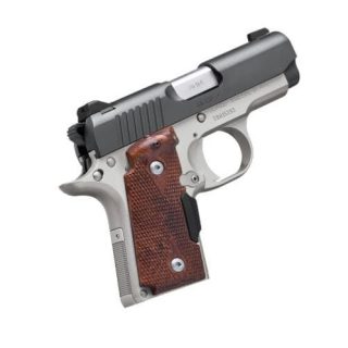 KIMBER MICRO 9 CRIMSON CARRY 9MM 3.15-INCH 6RD BLACK / STAINLESS LASER GRIP