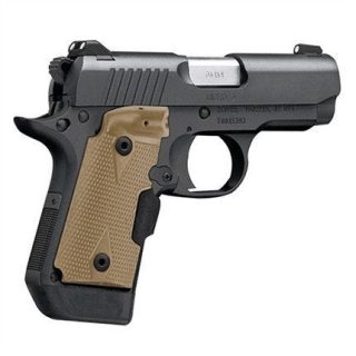 KIMBER MICRO DESERT TAN 9MM 3.15-INCH 7RD - CRIMSON TRACE LASER GRIP