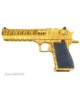 MAGNUM RESEARCH DESERT EAGLE TITANIUM GOLD .357MAG 6-INCH 9RD TIGER STRIPE FINISH