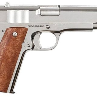 ROCK ISLAND ARMORY 1911 GI STANDARD FS NICKEL NICKEL .38 SUPER 5-INCH 8RDS