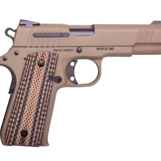 ROCK ISLAND ARMORY RIA 380 FLAT DARK EARTH .380 ACP 3.75" BARREL 7-ROUNDS