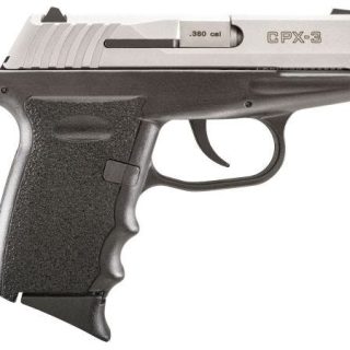 SCCY CPX-3 PISTOL STAINLESS BI-TONE .380 ACP 2.96" 10 RD 3-DOT CONTRAST SIGHTS