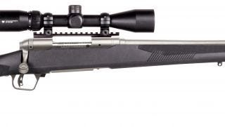 SAVAGE 110 APEX STORM XP STAINLESS 7MM REM MAG 24-INCH 3RDS WITH SCOPE