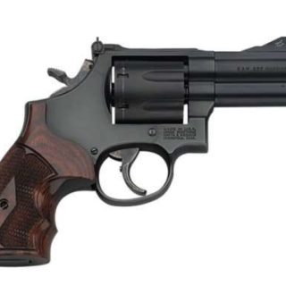 Smith and Wesson 586 L-Comp Black / Rosewood .357 Mag / .38 SPL 3-inch 7Rds Night Sight