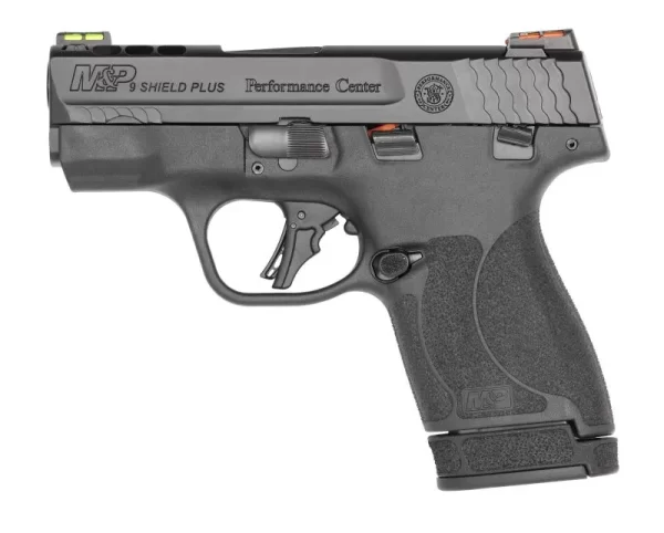 SMITH AND WESSON M&P9 SHIELD PLUS PERFORMANCE CENTER 9MM 3.1" BARREL 13-ROUNDS MANUAL THUMB SAFETY