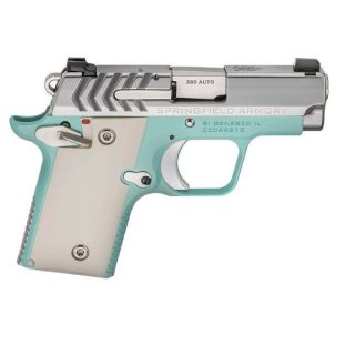 SPRINGFIELD ARMORY 911 CERAKOTE ALUMINUM / BLUE .380 ACP 2.7-INCH 7RDS