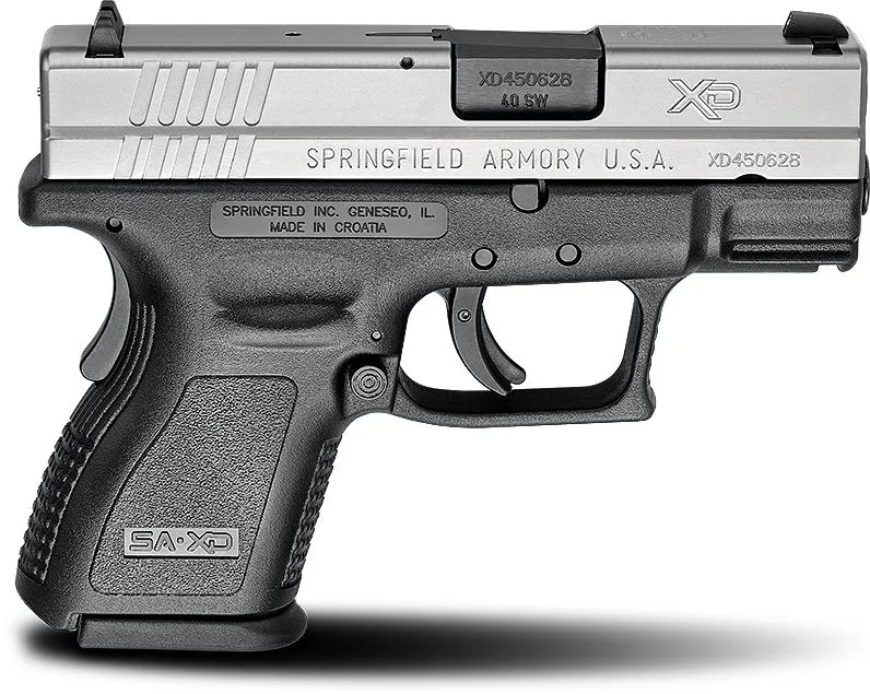 SPRINGFIELD XD SUB-COMPACT ESSENTIAL BI-TONE .40SW 3-INCH 9RD