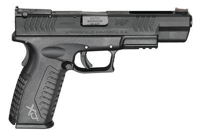 SPRINGFIELD XD(M) COMPETITION BLACK .45 ACP 5.25-INCH 13RD FIBER FRONT SIGHT ADJUSTABLE REAR SIGHT