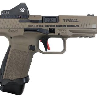 CANIK TP9SF ELITE COMBAT FLAT DARK EARTH 9MM 4.7" BARREL 15-ROUNDS