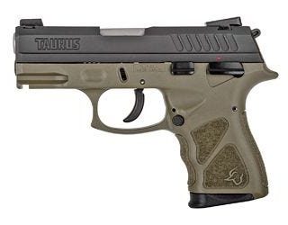 TAURUS TH9 COMPACT OD GREEN / BLACK 9MM 3.5" BARREL 17-ROUNDS NOVAK ADJUSTABLE SIGHTS