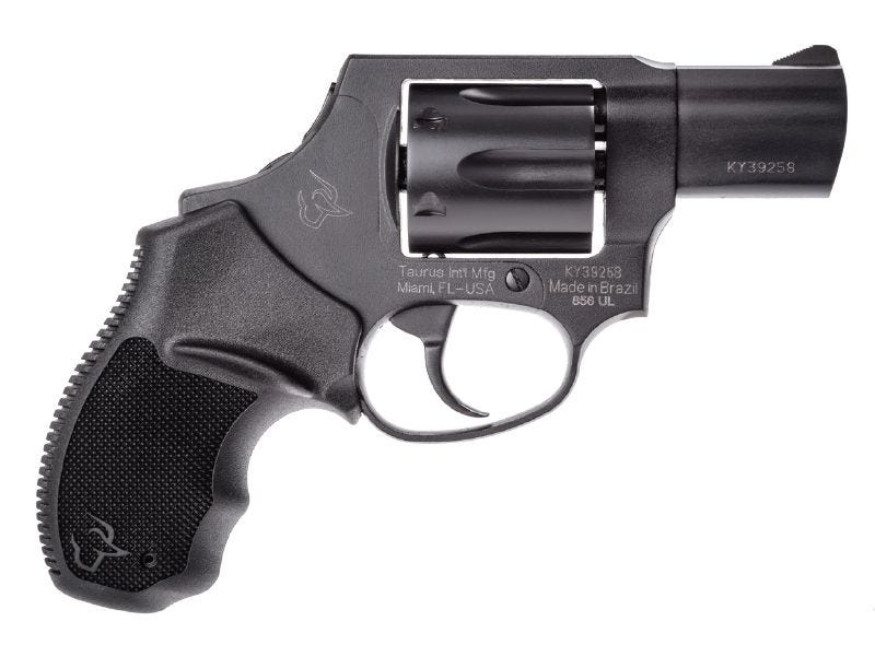 Taurus 856 Concealed Hammer Revolver Matte Black .38 SPL 2" Barrel 6-Rounds