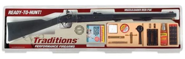 Traditions PA Pellet Muzzleloading Rifle Redi-Pak 50 Caliber Flint 26" Blued Barrel