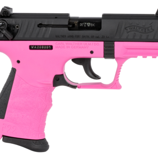 WALTHER P22 Q PINK / BLACK .22 LR 3.42" BARREL 10-ROUNDS