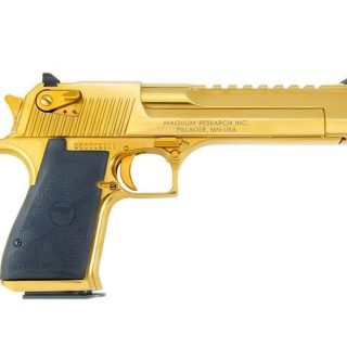 MAGNUM RESEARCH DESERT EAGLE MK19 50AE 6-INCH GOLD/TITANIUM