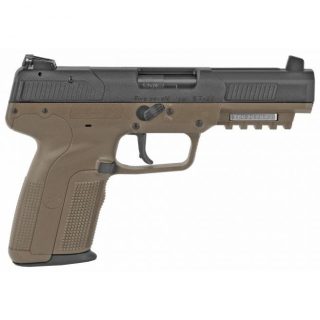 FN FIVE-SEVEN PISTOL FLAT DARK EARTH 5.7 X 28 4.8" BARREL 20-ROUNDS 3-DOT ADJUSTABLE SIGHTS