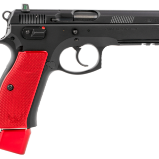 CZ 75 SP-01 9MM 4.6" BARREL 20-ROUNDS RED HENNING ALUMINUM GRIPS