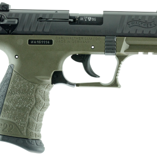 WALTHER P22 MILITARY OD GREEN .22 LR 3.42" BARREL 10-ROUNDS
