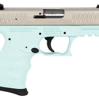 WALTHER CCP M2 ANGEL BLUE / STAINLESS 9MM 3.54" BARREL 8-ROUNDS ADJUSTABLE REAR SIGHT