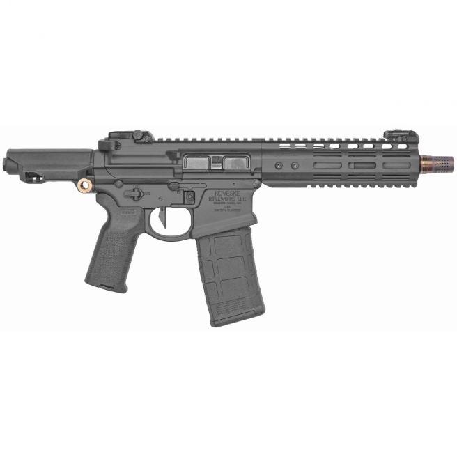 NOVESKE GHETTO BLASTER PISTOL 5.56 NATO / .223 REM 8" BARREL 30-ROUNDS NO BRACE
