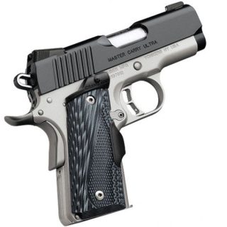 KIMBER MASTER CARRY ULTRA BLACK / STAINLESS .45 ACP 3-INCH 7RD CRIMSON TRACE LASERGRIPS